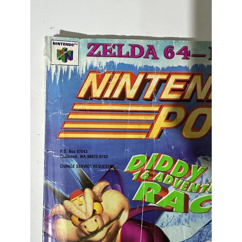 Diddy Kong Racing Nintendo Power Magazine Volume 103‎ Video Game December 1997